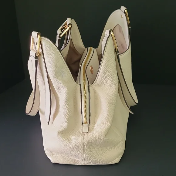 Michael Kors Buff Colored Arlo Bag Elegant Design - Picture 5 of 15